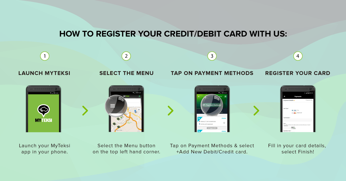 GrabPay – Now cashless ride using MyTeksi